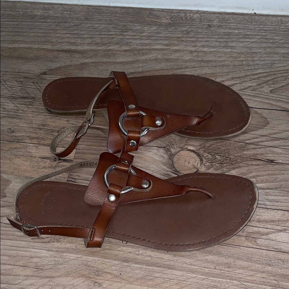 GAP Brown Leather Sandals